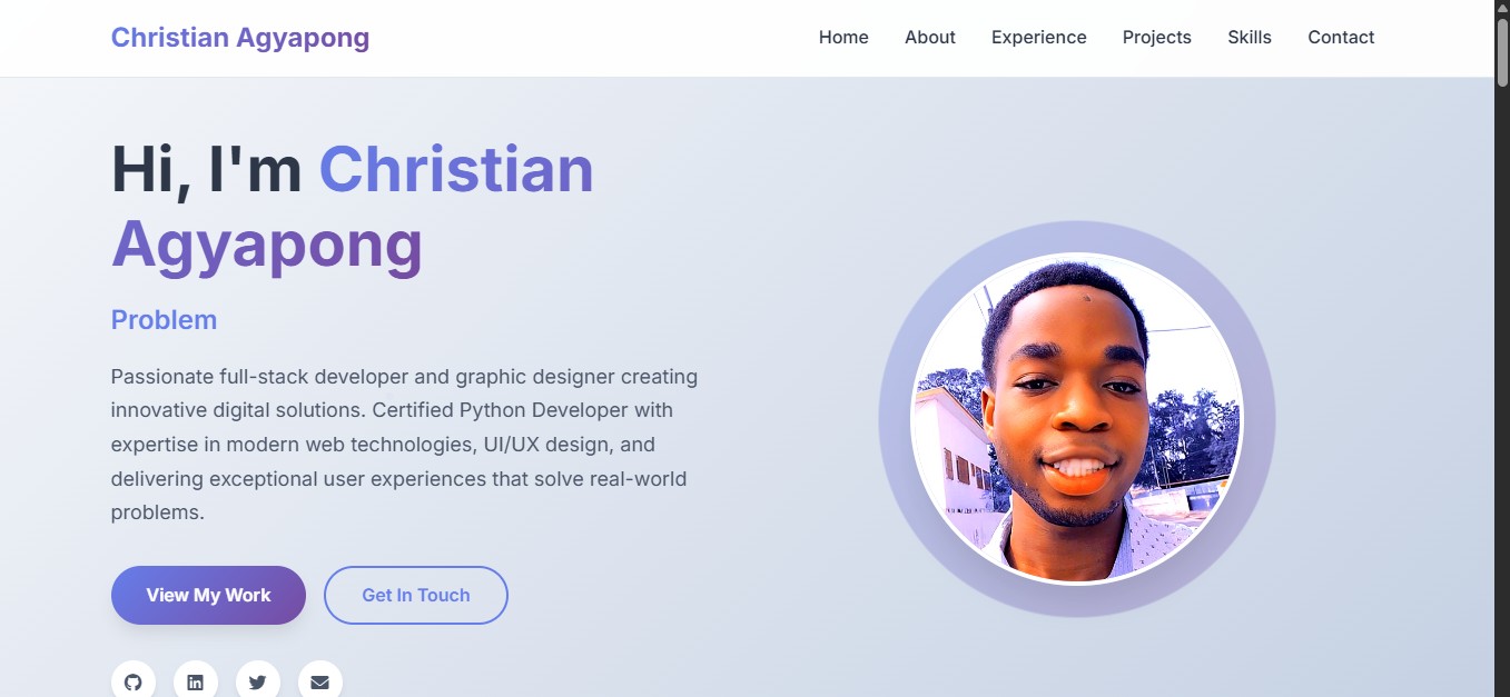 Personal Portfolio Website